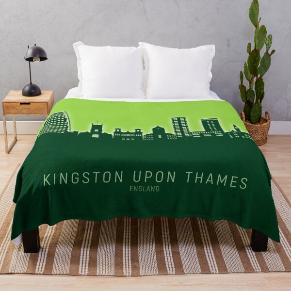 Item preview, Kingston upon Thames England Skyline designed and sold by ArtPrints.
