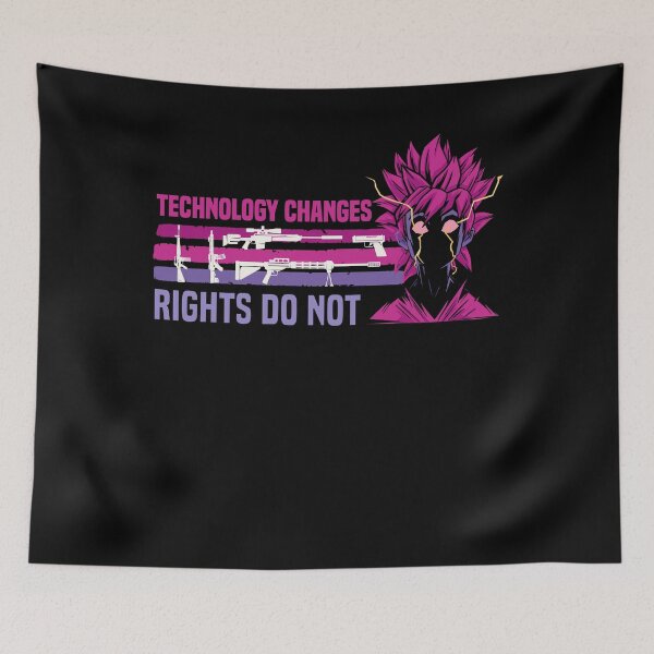 Item preview, Technology Changes Rights Do not Gun Rights 2A Statement - Anime Character for anime lovers designed and sold by Yonshop.