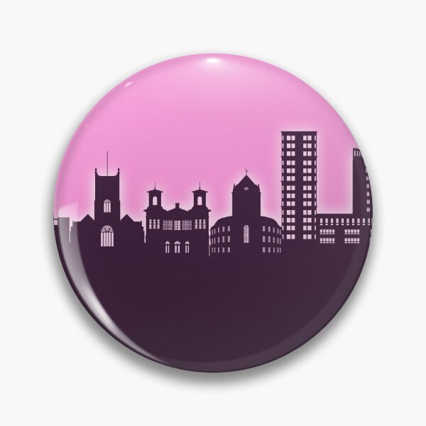 Item preview, Kingston upon Thames England Skyline designed and sold by ArtPrints.