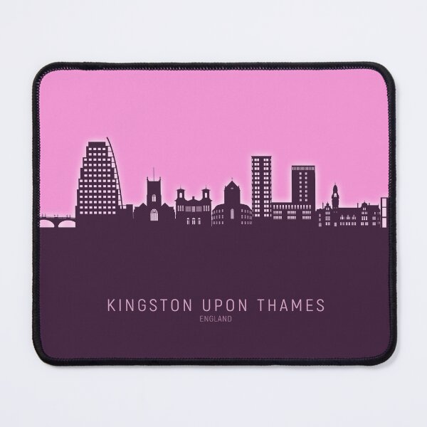 Item preview, Kingston upon Thames England Skyline designed and sold by ArtPrints.