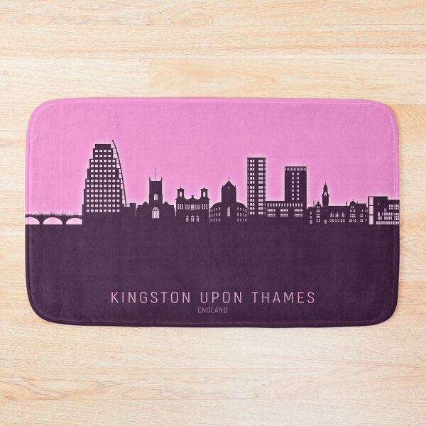 Item preview, Kingston upon Thames England Skyline designed and sold by ArtPrints.