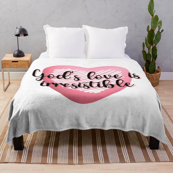 Item preview, God's Love Is Irresistible - Amazing Christian Sayings designed and sold by CommittedGrace.