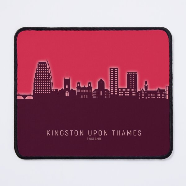 Item preview, Kingston upon Thames England Skyline designed and sold by ArtPrints.