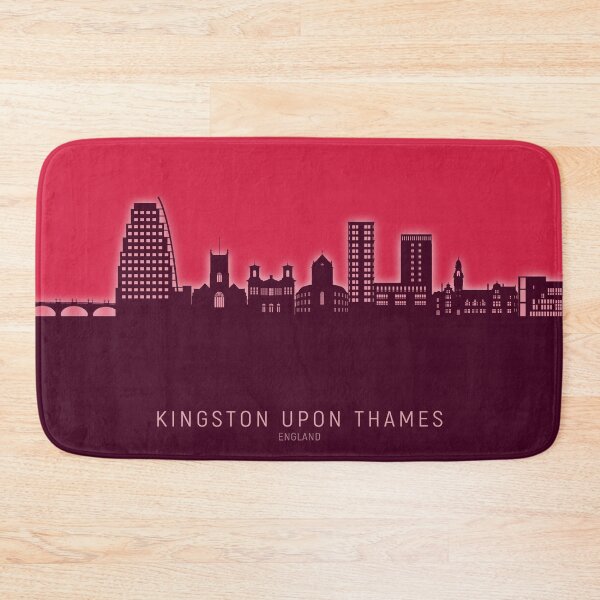 Item preview, Kingston upon Thames England Skyline designed and sold by ArtPrints.