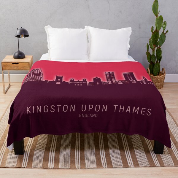 Item preview, Kingston upon Thames England Skyline designed and sold by ArtPrints.