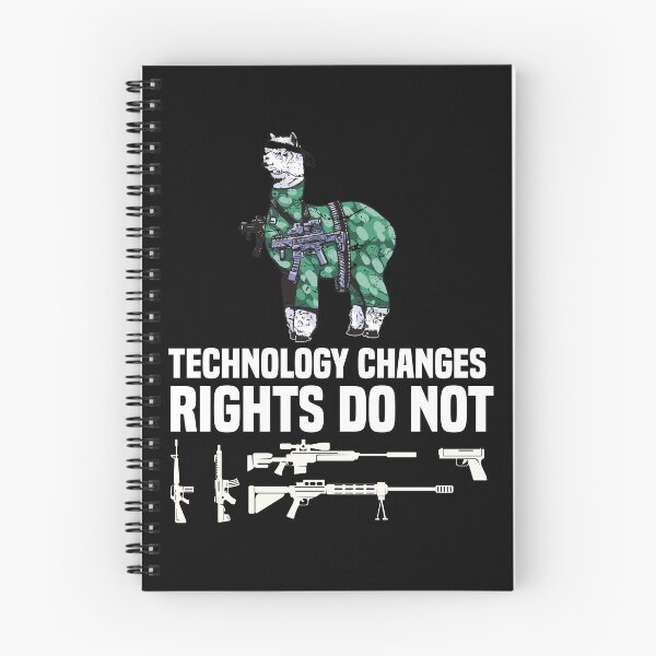 Item preview, Technology Changes Rights Do not Gun Rights 2A Statement - Llama war for llama's lovers  designed and sold by Yonshop.