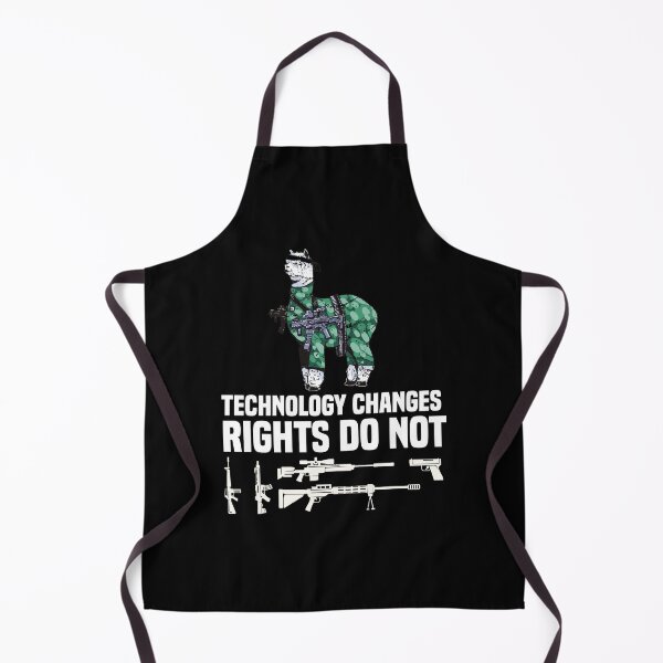 Item preview, Technology Changes Rights Do not Gun Rights 2A Statement - Llama war for llama's lovers designed and sold by Yonshop.