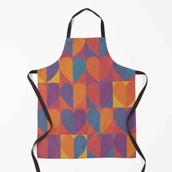 Item preview, Shades of Love Blue Purple Orange Hearts designed and sold by FAROSSTUDIO.