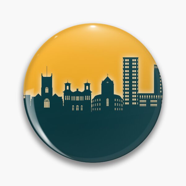 Item preview, Kingston upon Thames England Skyline designed and sold by ArtPrints.