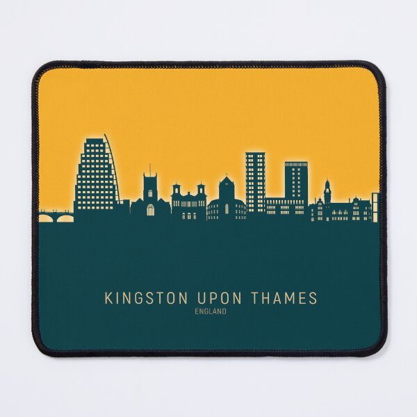 Item preview, Kingston upon Thames England Skyline designed and sold by ArtPrints.