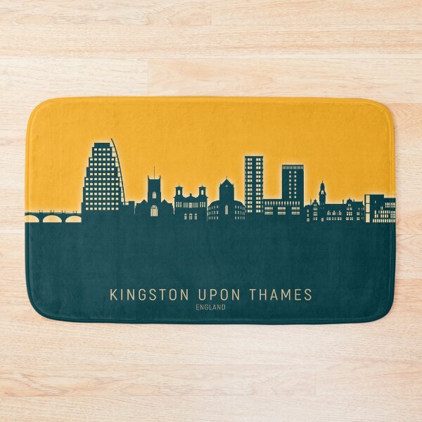 Item preview, Kingston upon Thames England Skyline designed and sold by ArtPrints.