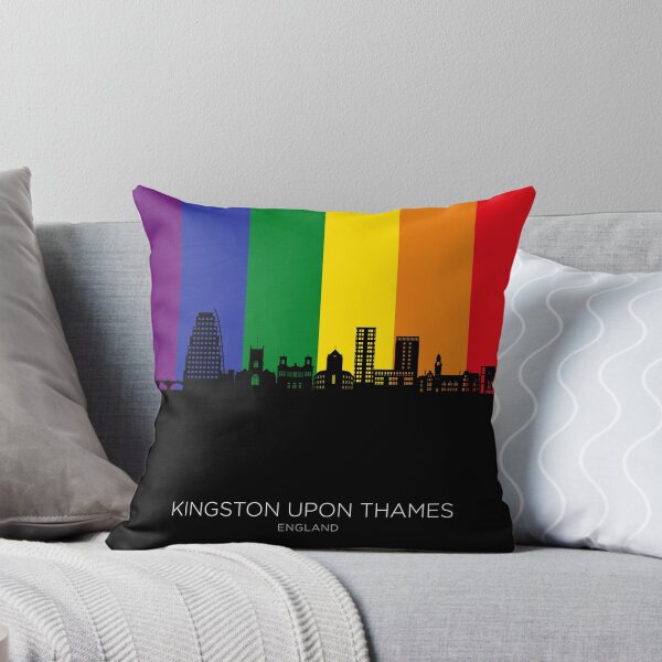 Aperçu de l'œuvre Kingston upon Thames England Skyline créée et vendue par ArtPrints.