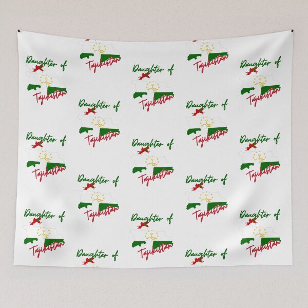 Item preview, Daughter of Tajikistan Map Flag designed and sold by NovawayDirect.