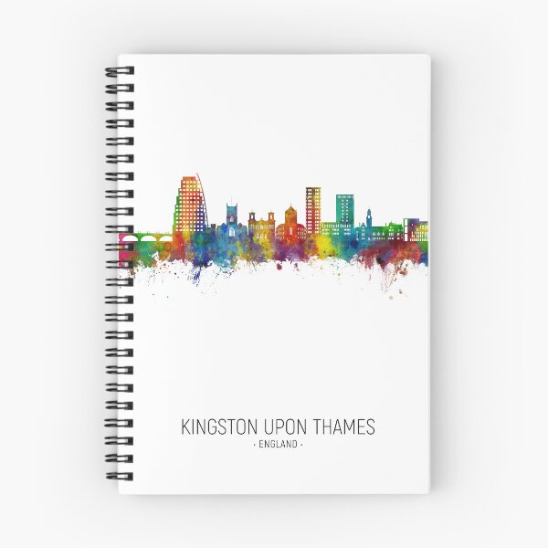 Item preview, Kingston upon Thames England Skyline designed and sold by ArtPrints.
