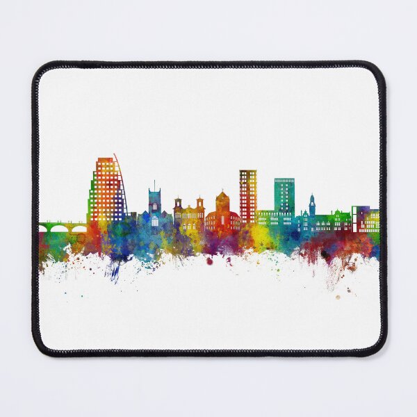 Item preview, Kingston upon Thames England Skyline designed and sold by ArtPrints.