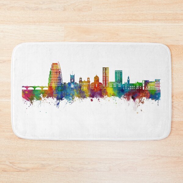 Item preview, Kingston upon Thames England Skyline designed and sold by ArtPrints.