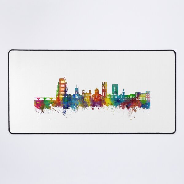 Item preview, Kingston upon Thames England Skyline designed and sold by ArtPrints.