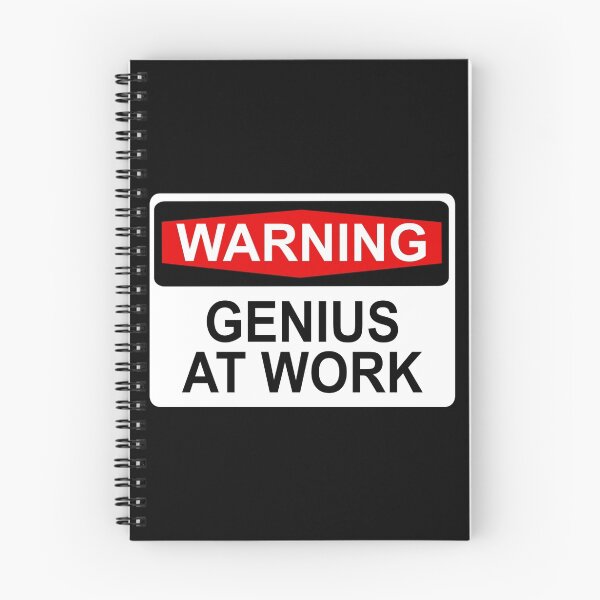Item preview, WARNING: GENIUS AT WORK designed and sold by limitlezz.