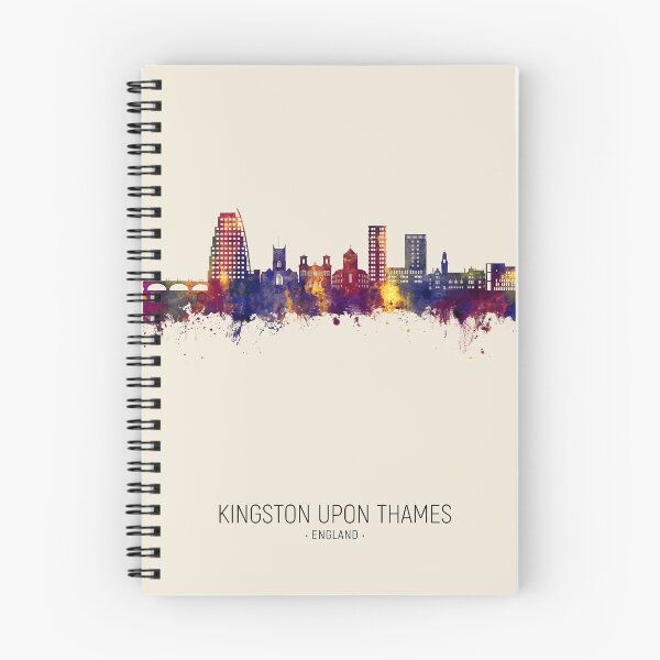 Item preview, Kingston upon Thames England Skyline designed and sold by ArtPrints.