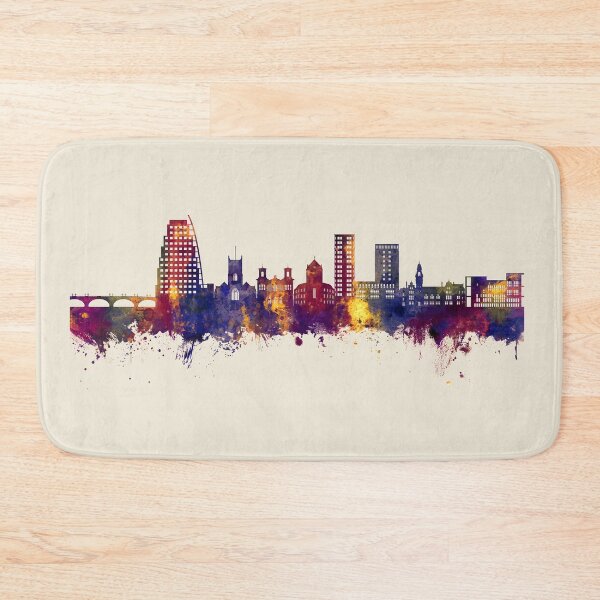Item preview, Kingston upon Thames England Skyline designed and sold by ArtPrints.