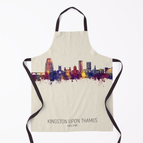 Item preview, Kingston upon Thames England Skyline designed and sold by ArtPrints.