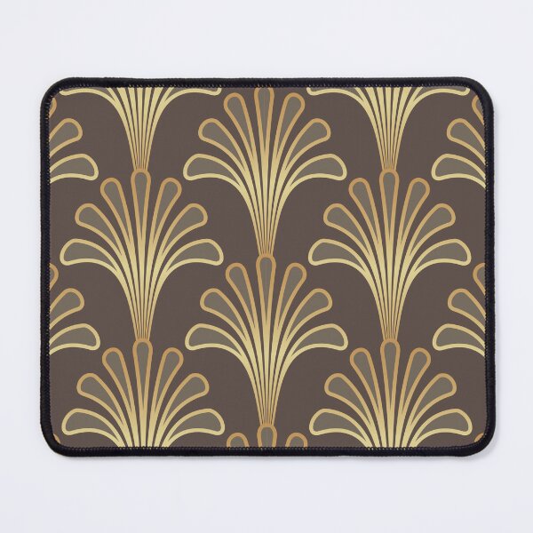 Item preview, Brown Art Deco Gatsby Pattern Background designed and sold by Angela Cini.