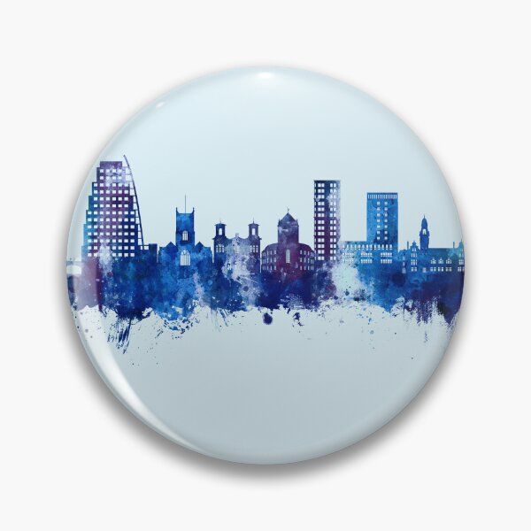 Artikelvorschau, Kingston upon Thames England Skyline entworfen und verkauft von ArtPrints.