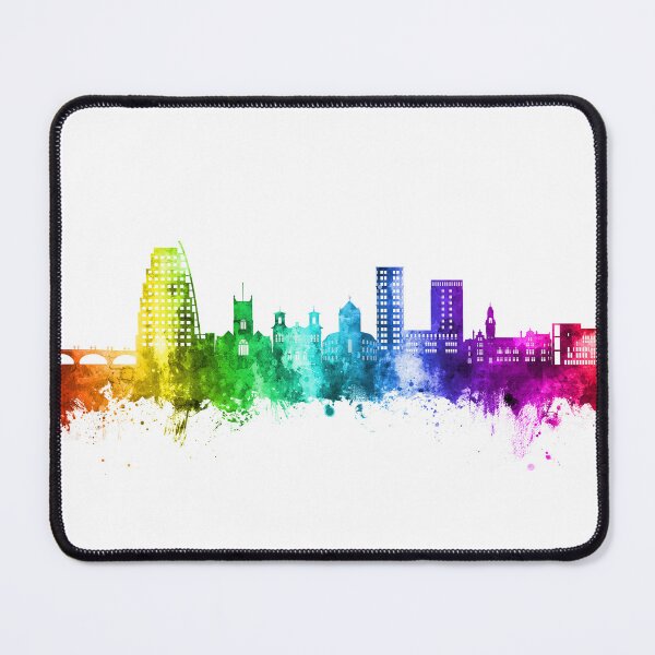 Item preview, Kingston upon Thames England Skyline designed and sold by ArtPrints.