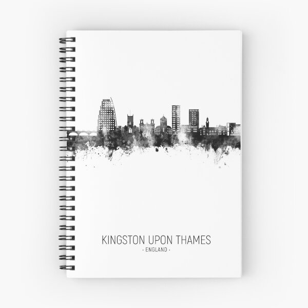 Item preview, Kingston upon Thames England Skyline designed and sold by ArtPrints.