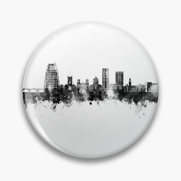 Item preview, Kingston upon Thames England Skyline designed and sold by ArtPrints.