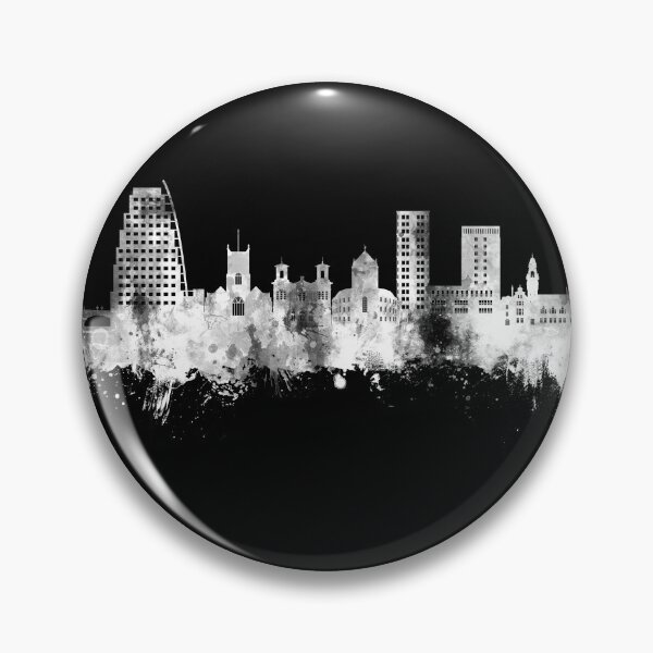 Item preview, Kingston upon Thames England Skyline designed and sold by ArtPrints.