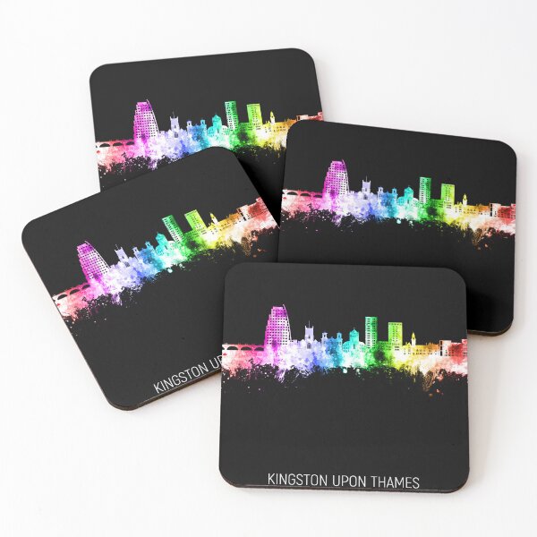 Item preview, Kingston upon Thames England Skyline designed and sold by ArtPrints.