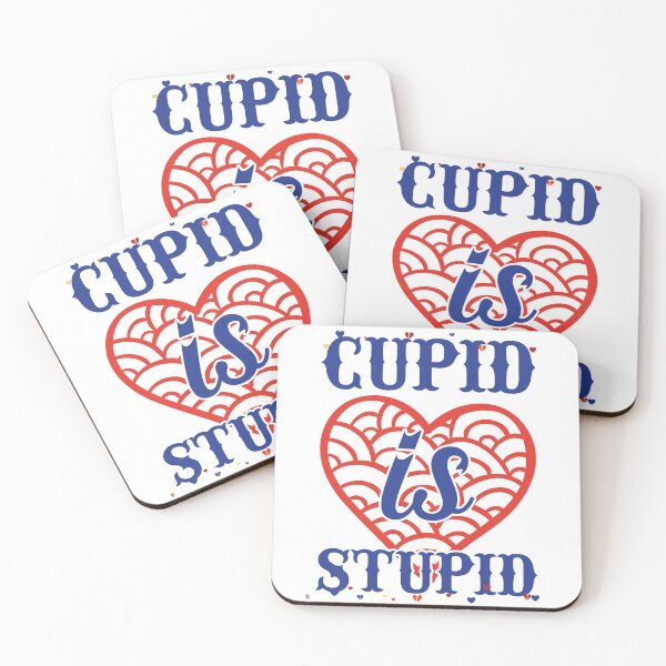 Item preview, Cupid is Stupid design designed and sold by ForscarlettPub.