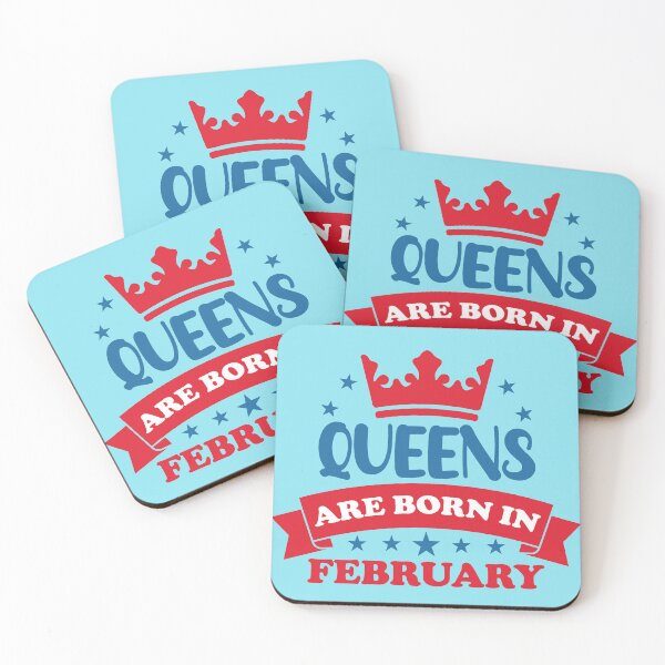 Item preview,  Queen Are Born In February. Funny February Birthday, February Queen Design. designed and sold by DesignHouse07.