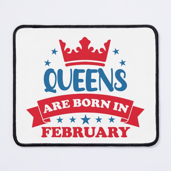 Item preview, Queen Are Born In February. Funny February Birthday, February Queen Design. designed and sold by DesignHouse07.