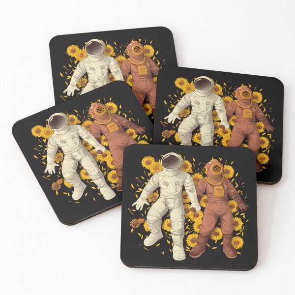 Item preview, Astronauta buceando tomados de la mano de Tobe Fonseca designed and sold by Tobe Fonseca®.