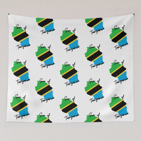 Item preview, Son of Tanzania Map Flag designed and sold by NovawayDirect.