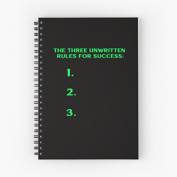 Item preview, The Three Unwritten Rules For Success........ designed and sold by Dumelang.