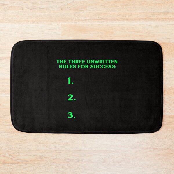 Item preview, The Three Unwritten Rules For Success........ designed and sold by Dumelang.