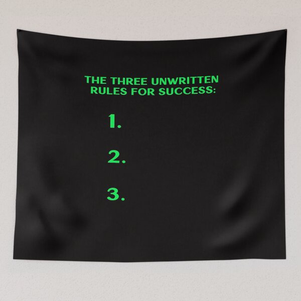 Item preview, The Three Unwritten Rules For Success........ designed and sold by Dumelang.