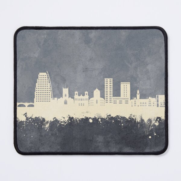 Item preview, Kingston upon Thames England Skyline designed and sold by ArtPrints.