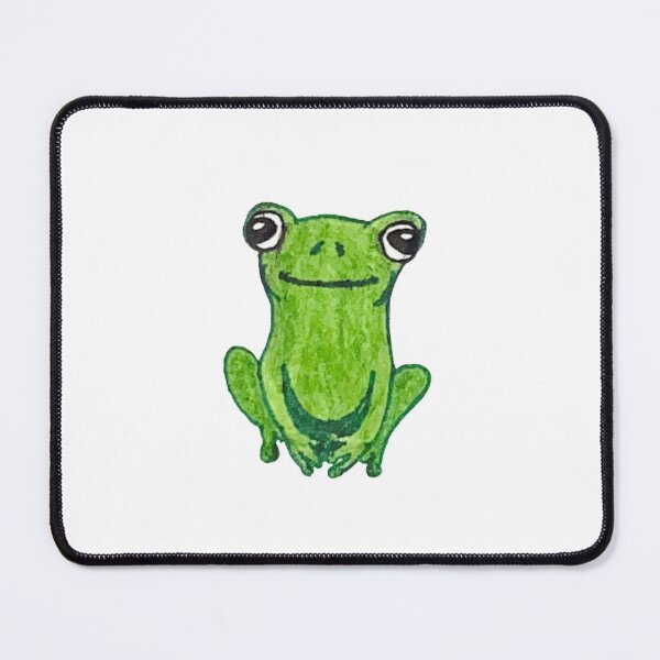 kawaii & happy green frog froggy' Mouse Pad