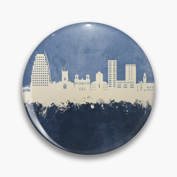 Aperçu de l'œuvre Kingston upon Thames England Skyline créée et vendue par ArtPrints.