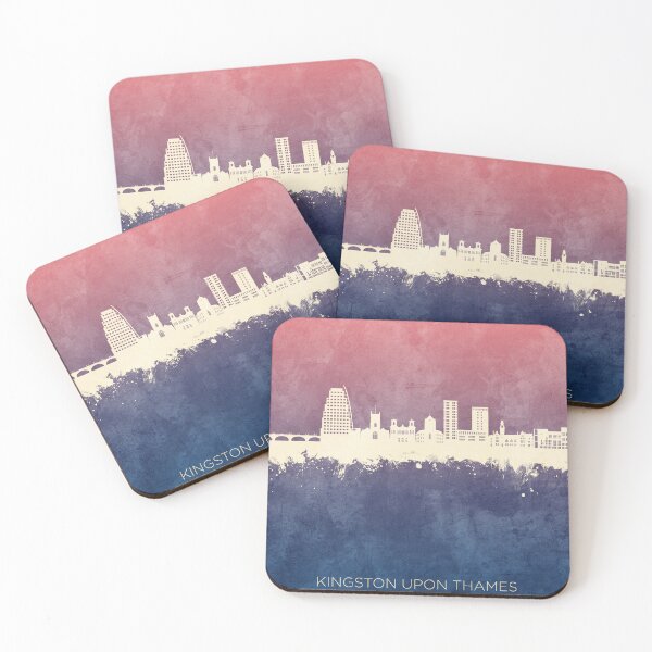 Item preview, Kingston upon Thames England Skyline designed and sold by ArtPrints.