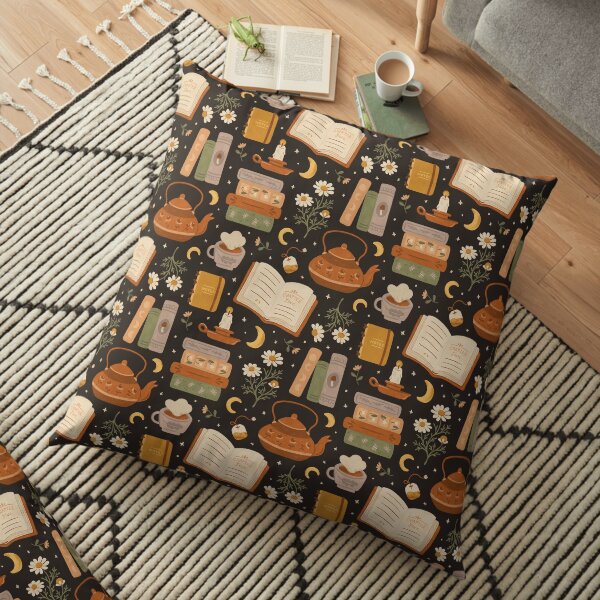 Sweet Bookish Dreams Floor Pillow