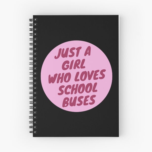 Item preview,  JUST A Girl WHO LOVES SCHOOL BUSES designed and sold by Innovational.