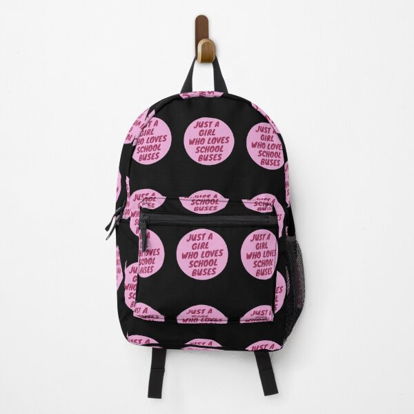 Item preview, JUST A Girl WHO LOVES SCHOOL BUSES designed and sold by Innovational.