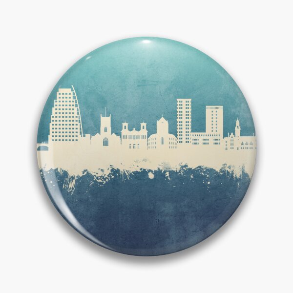 Item preview, Kingston upon Thames England Skyline designed and sold by ArtPrints.