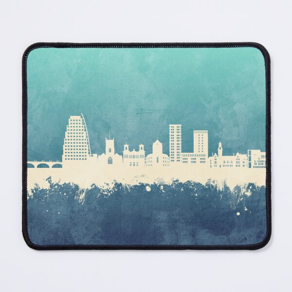 Item preview, Kingston upon Thames England Skyline designed and sold by ArtPrints.