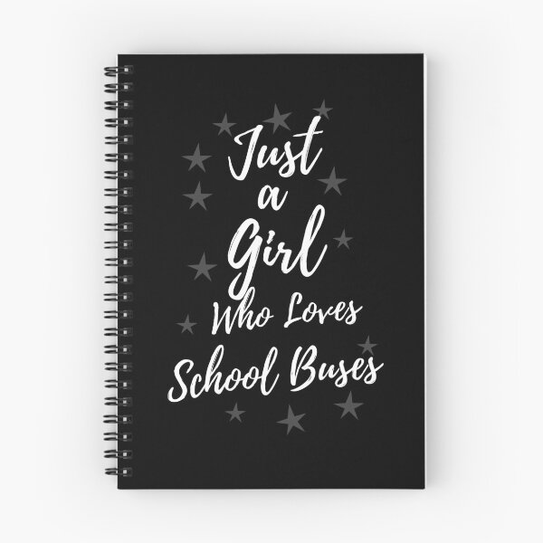 Item preview, JUST A Girl WHO LOVES SCHOOL BUSES designed and sold by Innovational.